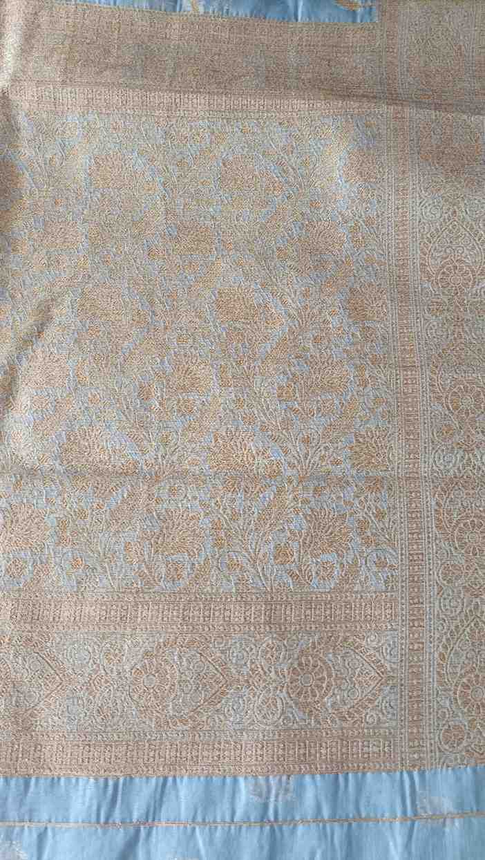 GREY ANTIQUE MEENA JAAL PARTY ORGANZA