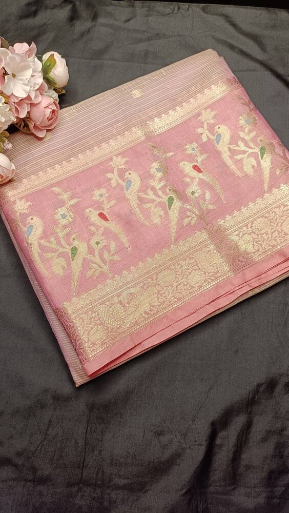 BABY PINK PARROT BANARASI KOTA