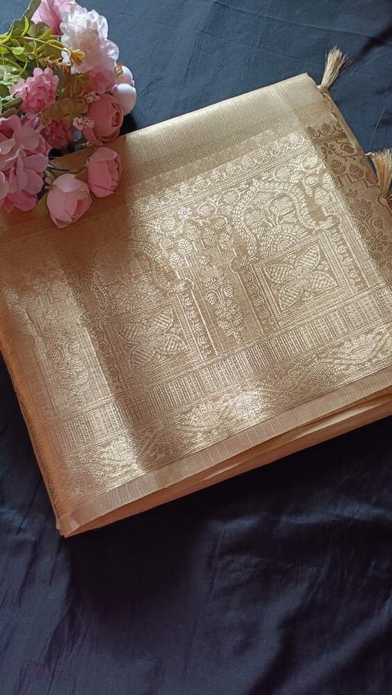 GOLDEN PALACE BANARASI TISSUE KOTA SAREE