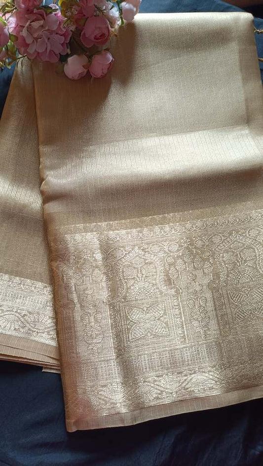 GOLDEN PALACE BANARASI TISSUE KOTA SAREE