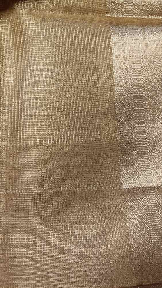 GOLDEN LEAF BANARASI TISSUE KOTA SAREE