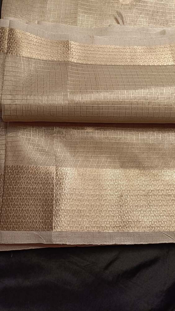 GOLD MANGO MOTIF BANARASI TISSUE KOTA SAREE