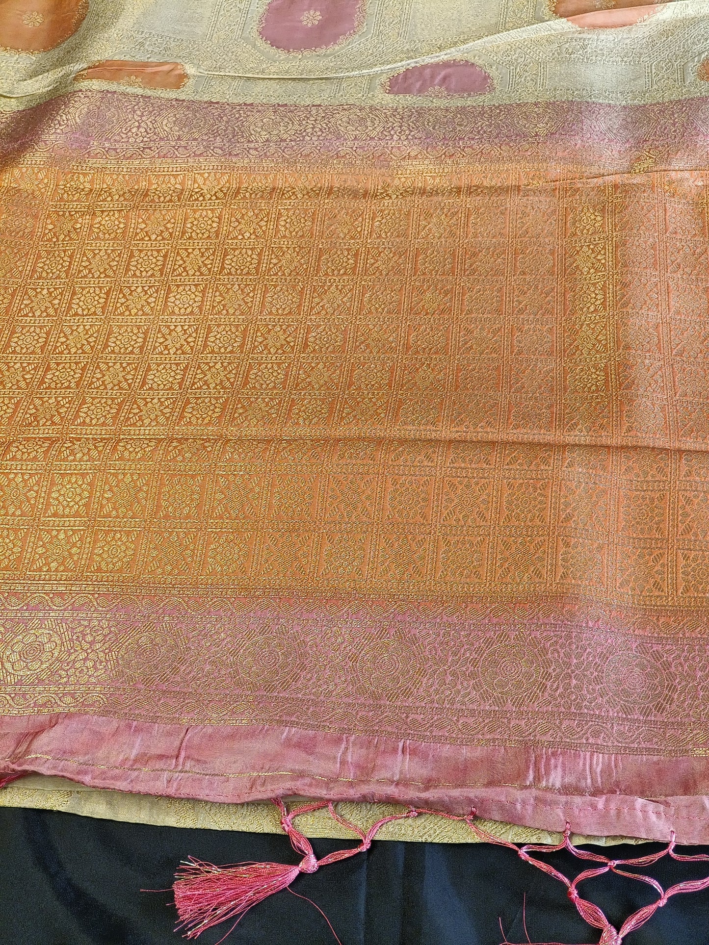OFF-WHITE TUSSAR VISCOSE RANGKAT