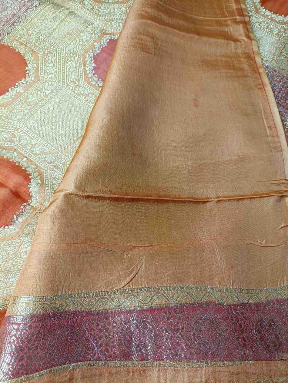 ORANGE TUSSAR VISCOSE RANGKAT