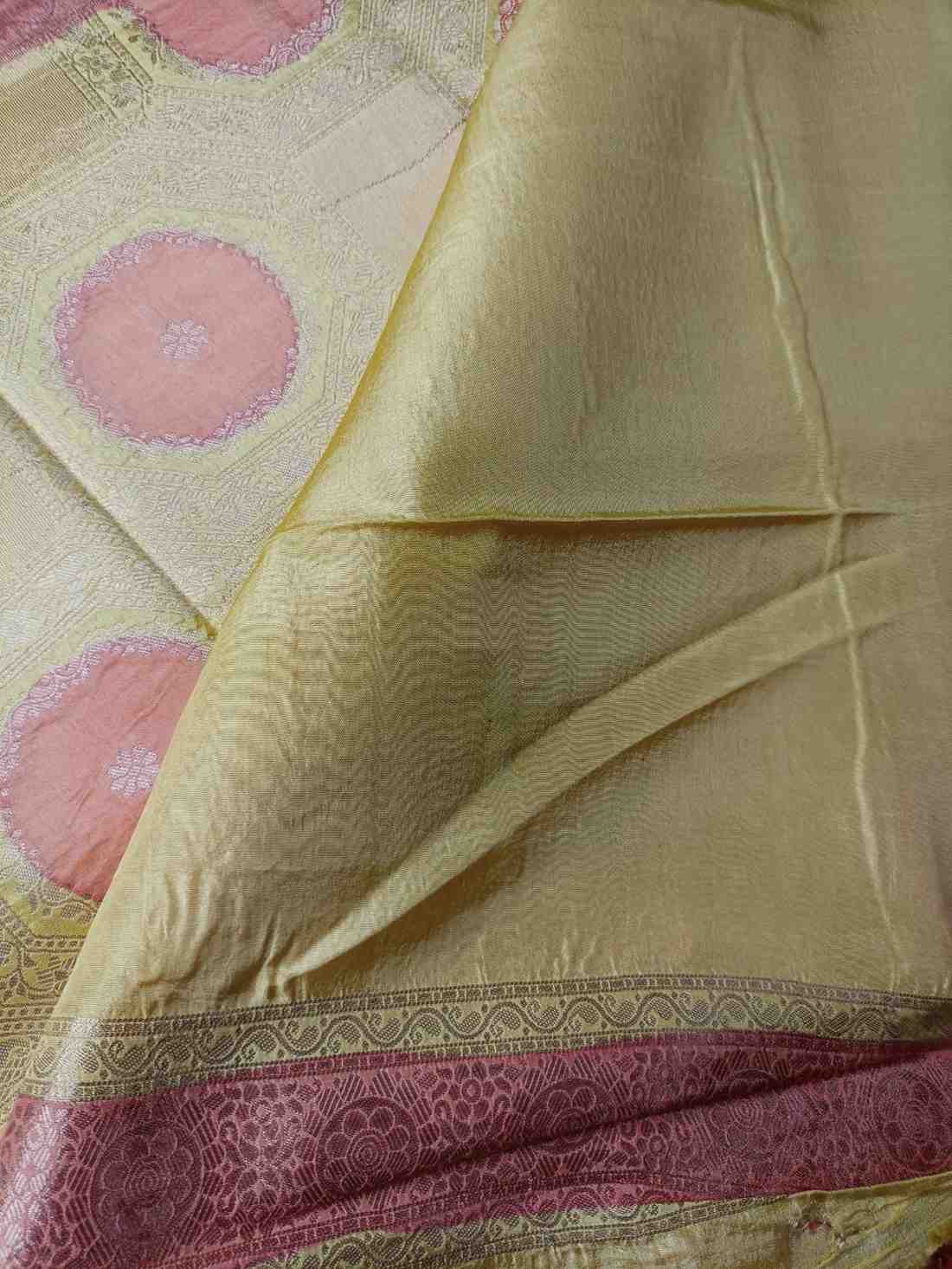 YELLOW TUSSAR VISCOSE RANGKAT