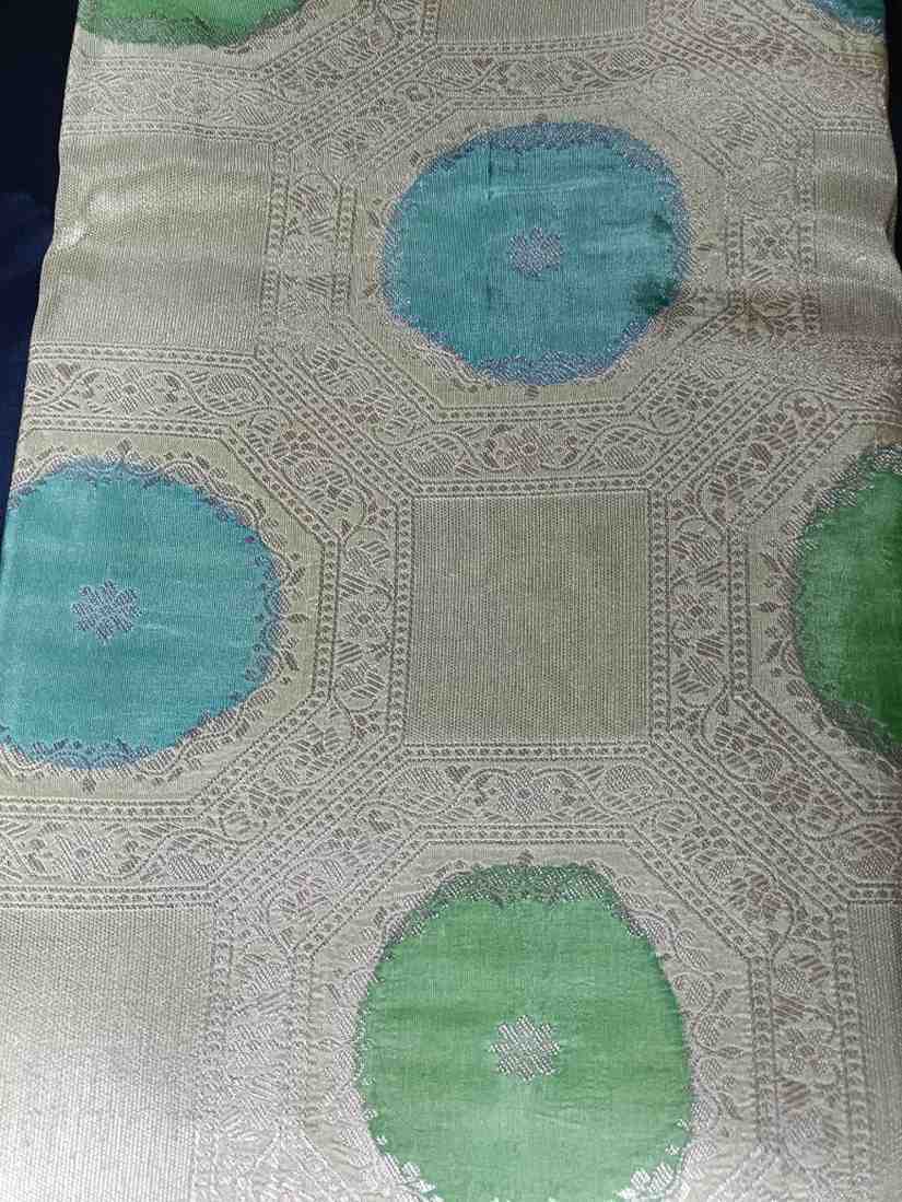 LIGHT GREEN TUSSAR VISCOSE RANGKAT