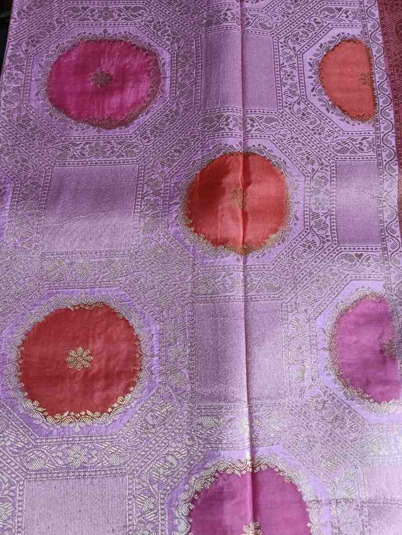 LOTUS PINK TUSSAR VISCOSE RANGKAT