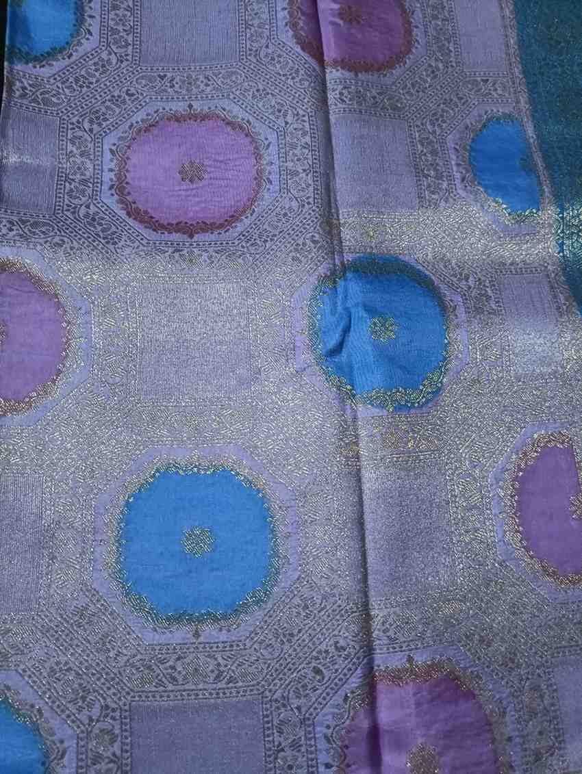 LAVENDER BLUE TUSSAR VISCOSE RANGKAT