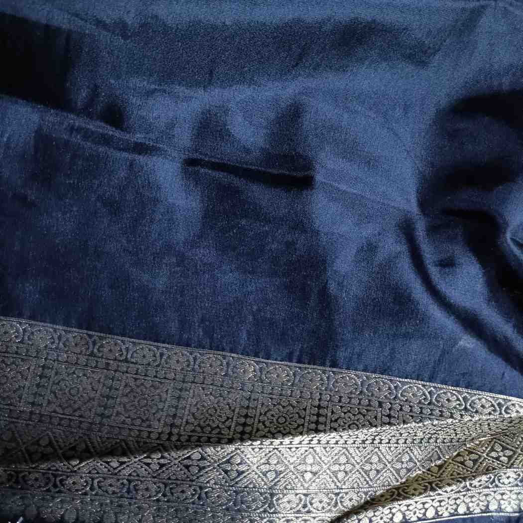 BLACK MEENAKARI FLORAL JAAL BANARASI ORGANZA SAREE