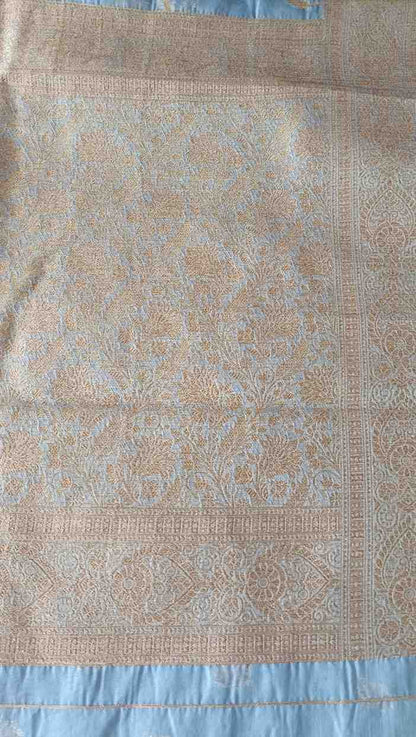 GREY ANTIQUE MEENA JAAL PARTY ORGANZA