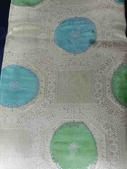 LIGHT GREEN TUSSAR VISCOSE RANGKAT