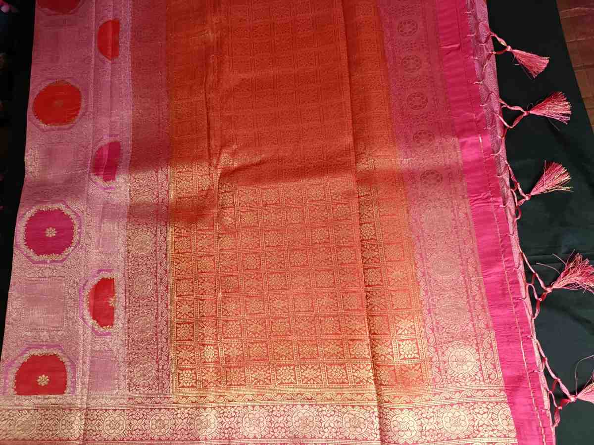 PINK TUSSAR VISCOSE RANGKAT