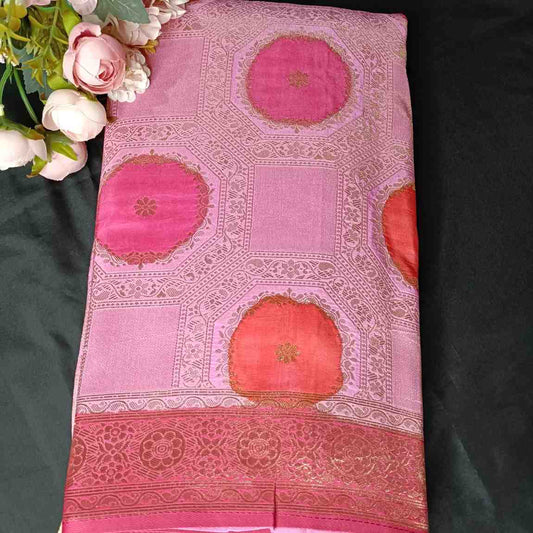 PINK TUSSAR VISCOSE RANGKAT
