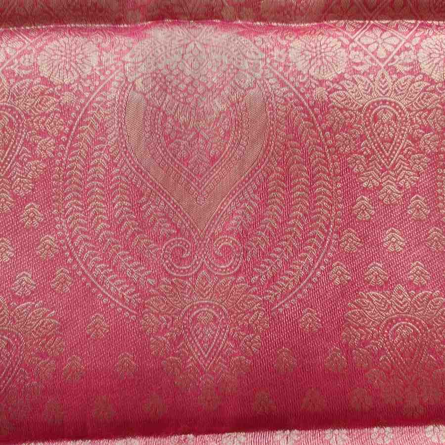 PINK LEHARIYA ORGANZA SAREE