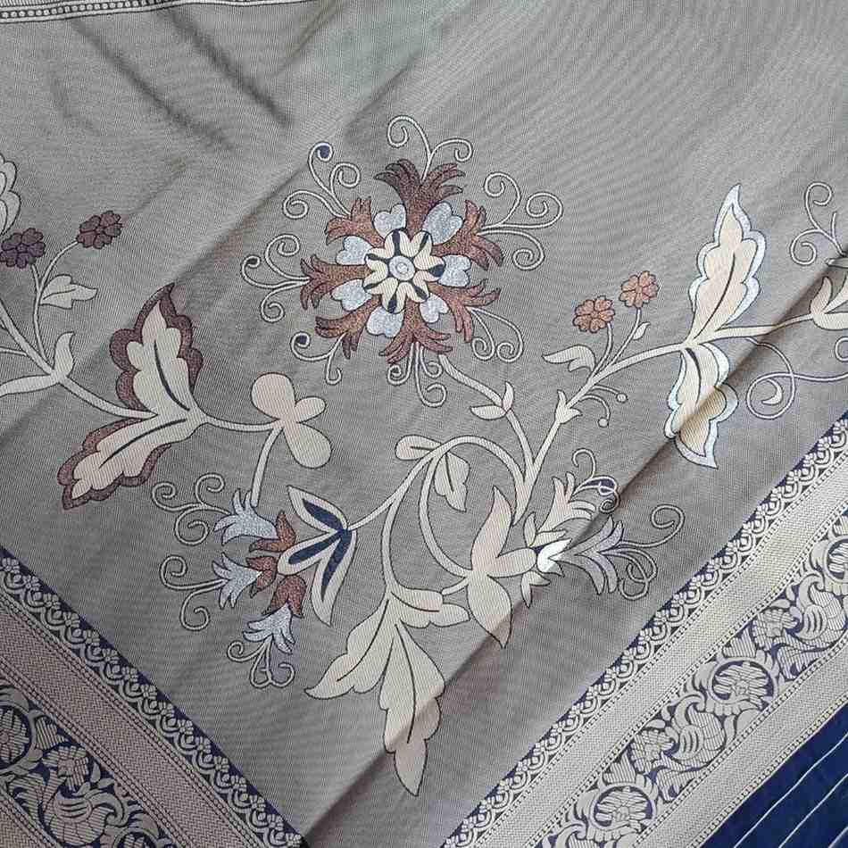 DIYA ORGANZA NAVY BLUE