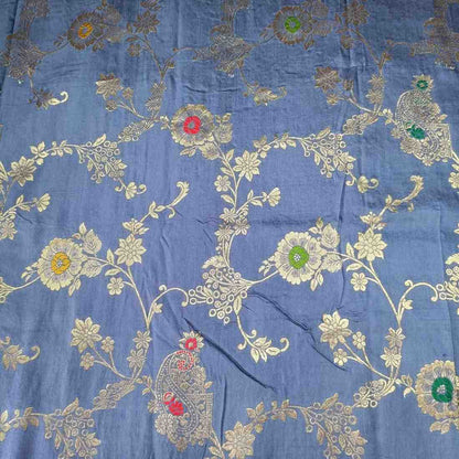 GREY BOX MEENA BANARASI VISCOSE SAREE