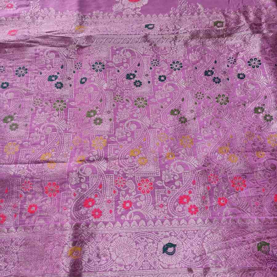 PINK BOX MEENA BANARASI VISCOSE SAREE