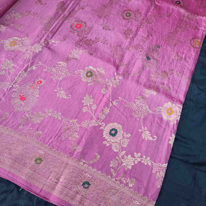 PINK BOX MEENA BANARASI VISCOSE SAREE