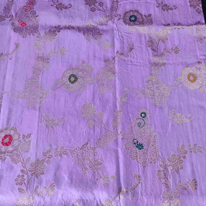 LAVENDER MANGO BOX MEENA BANARASI VISCOSE SAREE